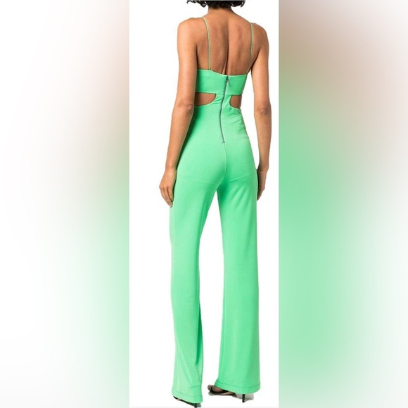 Alice + Olivia Cut Out Green Jumpsuit - Picture 5 of 14
